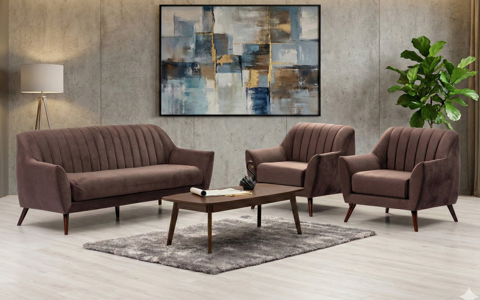 Napoli Sofa 3+1+1(Fabric) - Image 3