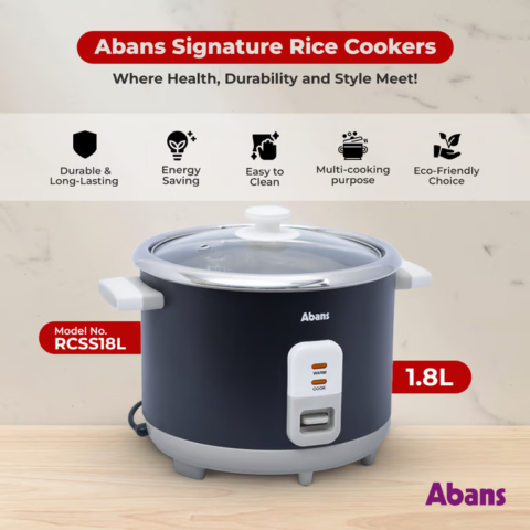 1.8L (1KG) Rice Cooker With Stainless Steel Pot