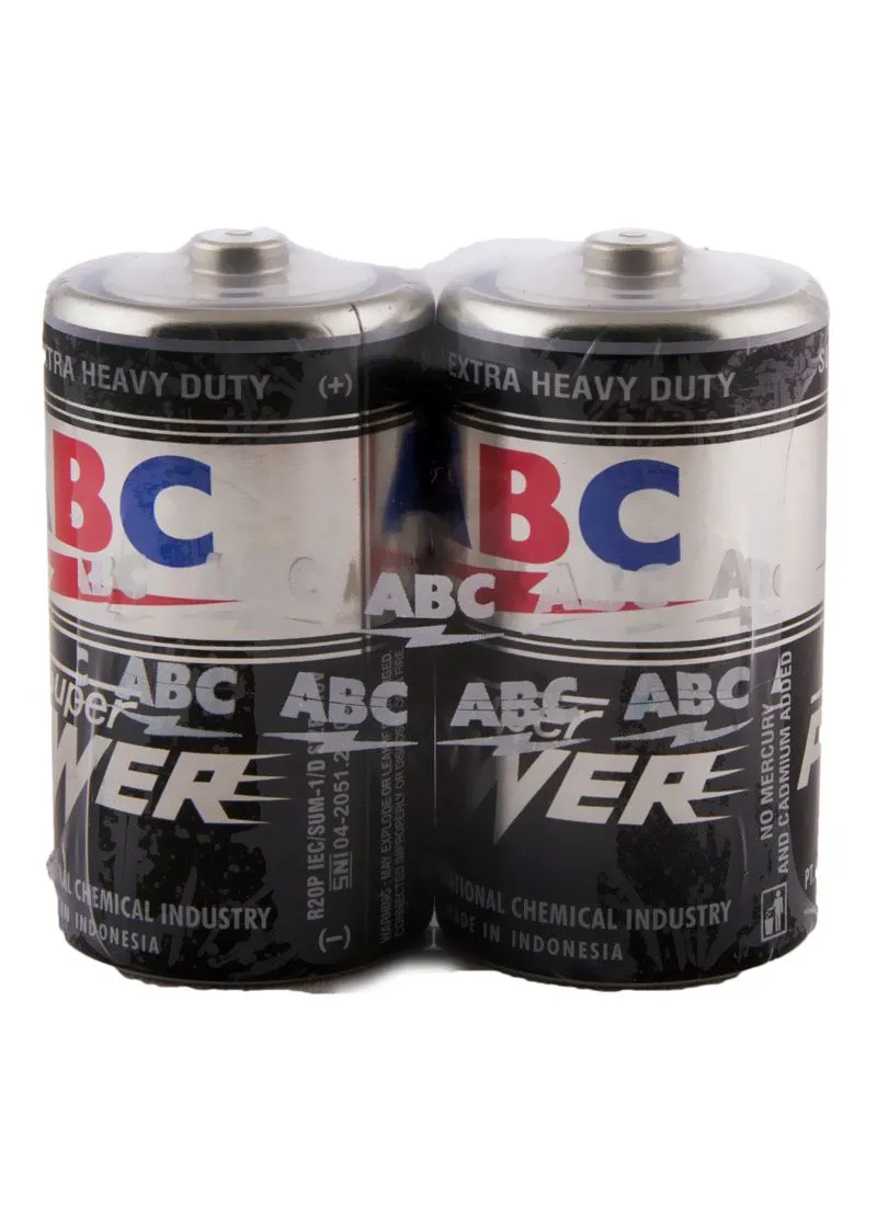 ABC D Size Black Battery