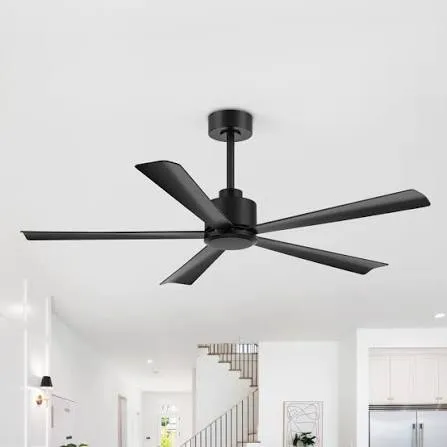 BLACK WITH OUT LIGHT REMOTE FAN